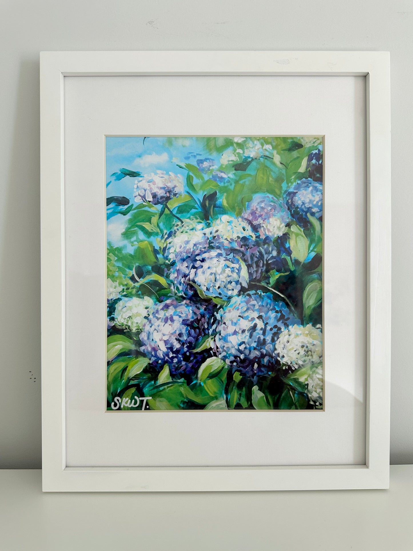 Fine Art Print, Hydrangea Afternoon FRAMED