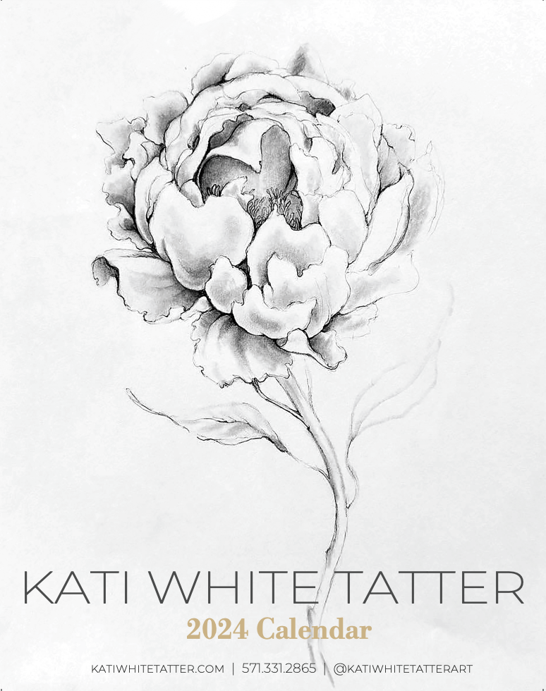 2024 Kati White Tatter Fine Art Calendar