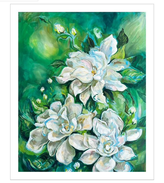 GARDENIA, FINE ART PRINT